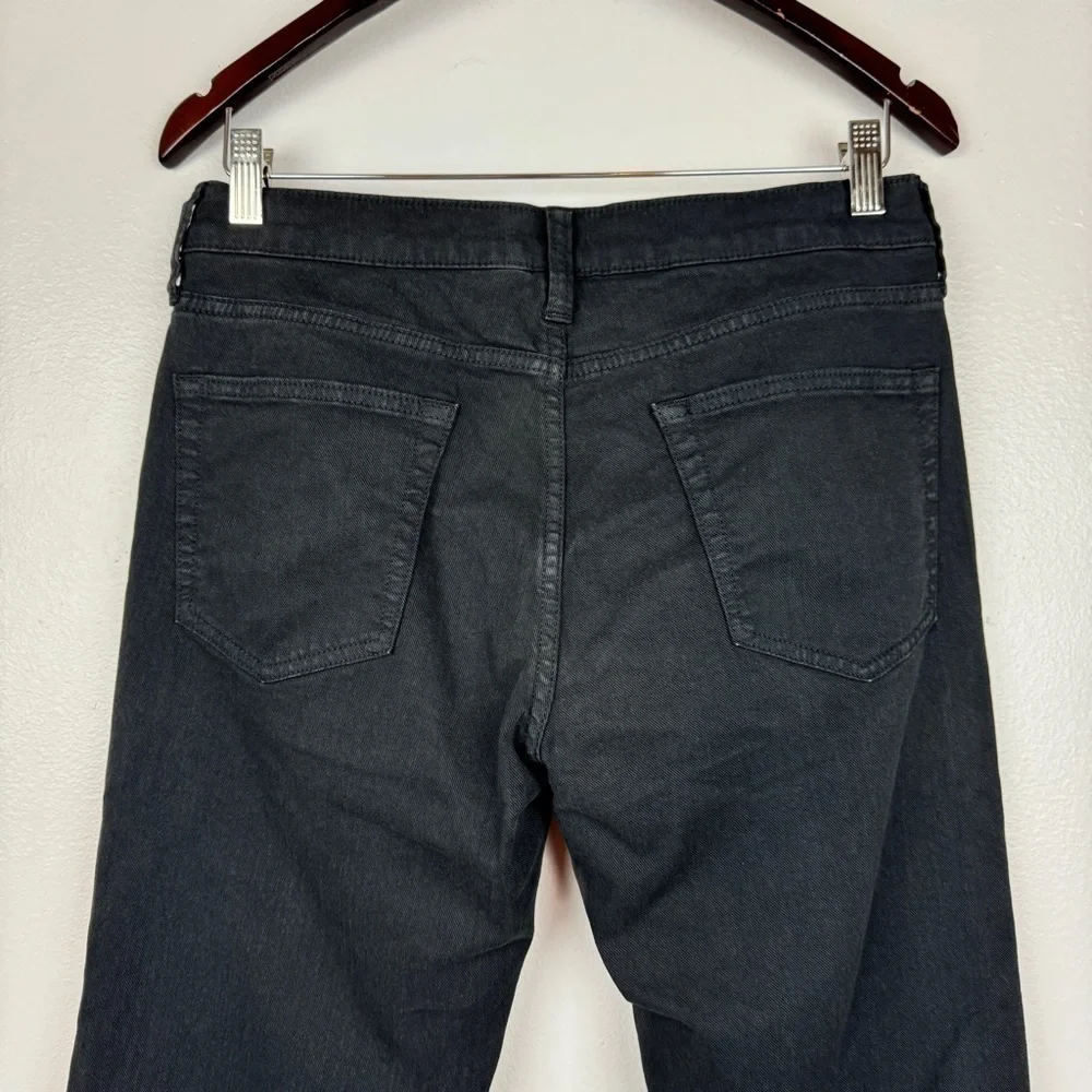 J. Crew Men's 770 Straight Fit Garment Dyed Five Pocket Jeans Black Size 30x32